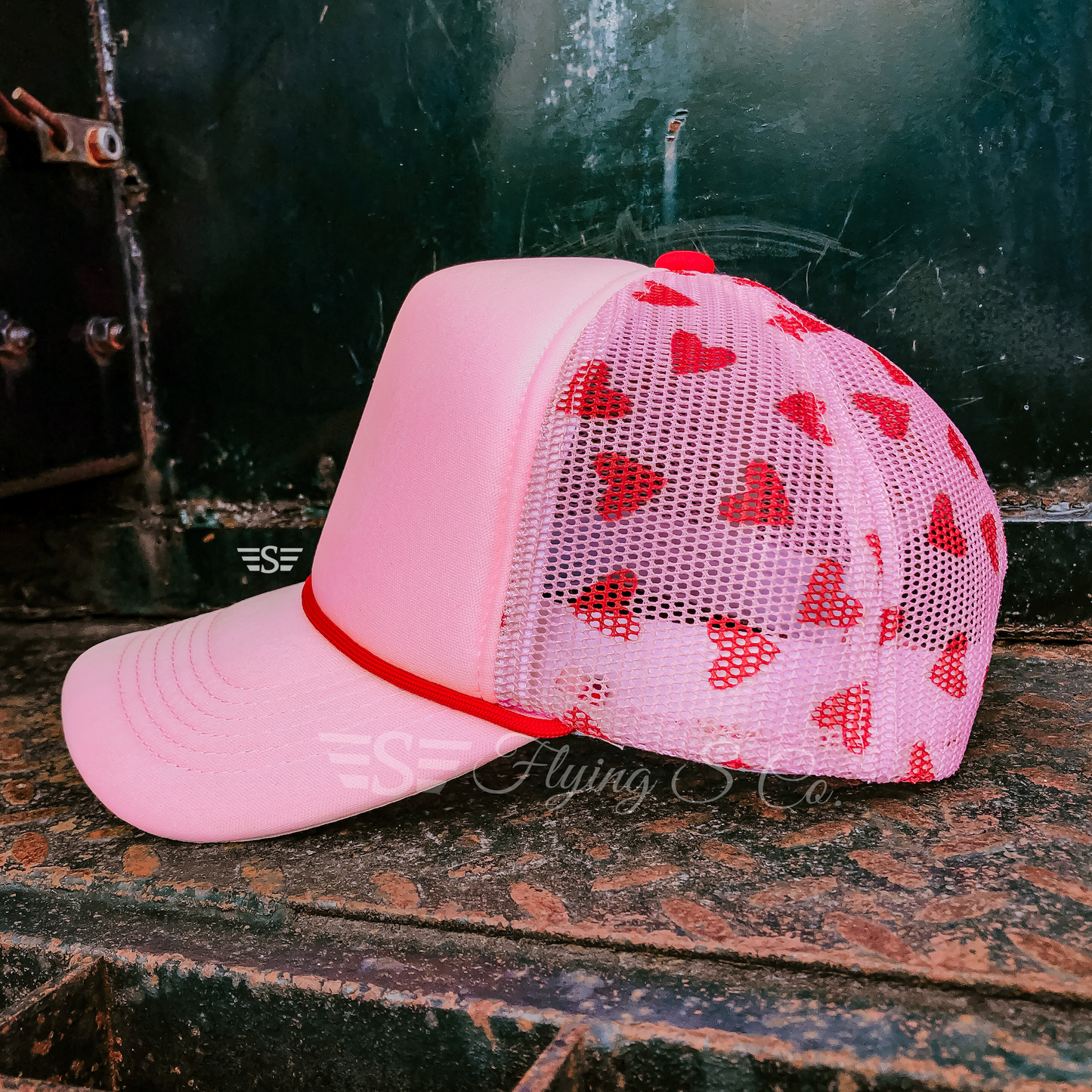 LIMITED EDITION Have a Heart Printed Mesh Cap