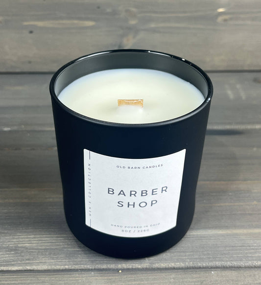 Barber Shop Wood Wick Candle