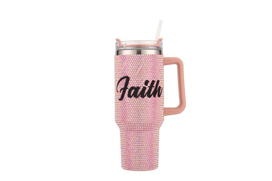 FAITH Bling Tumbler 40oz