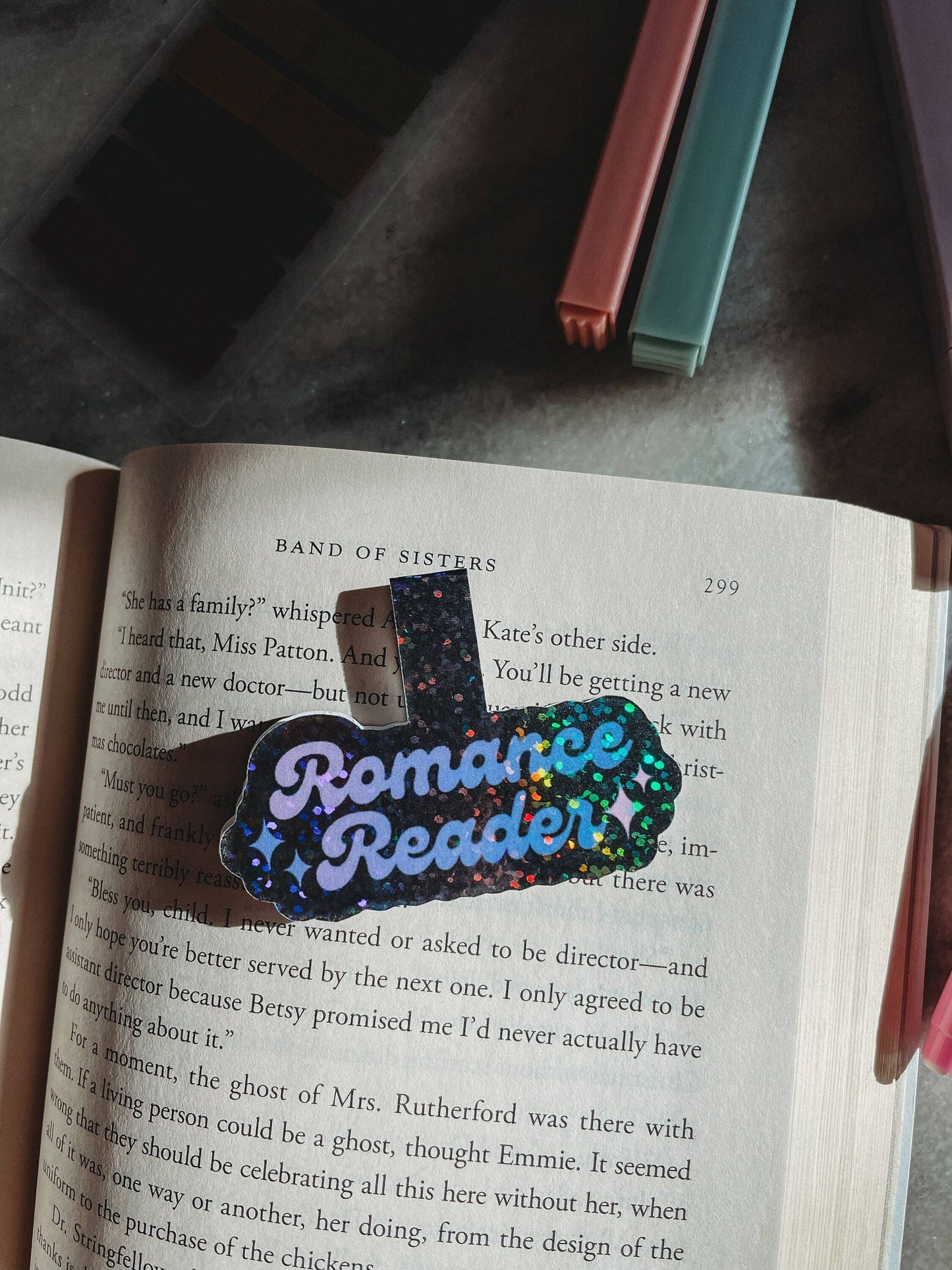 Romance Reader Magnetic Bookmarks