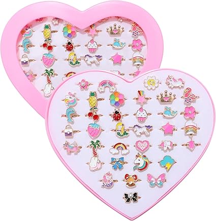 Little Girl Jewel Rings (1pc)