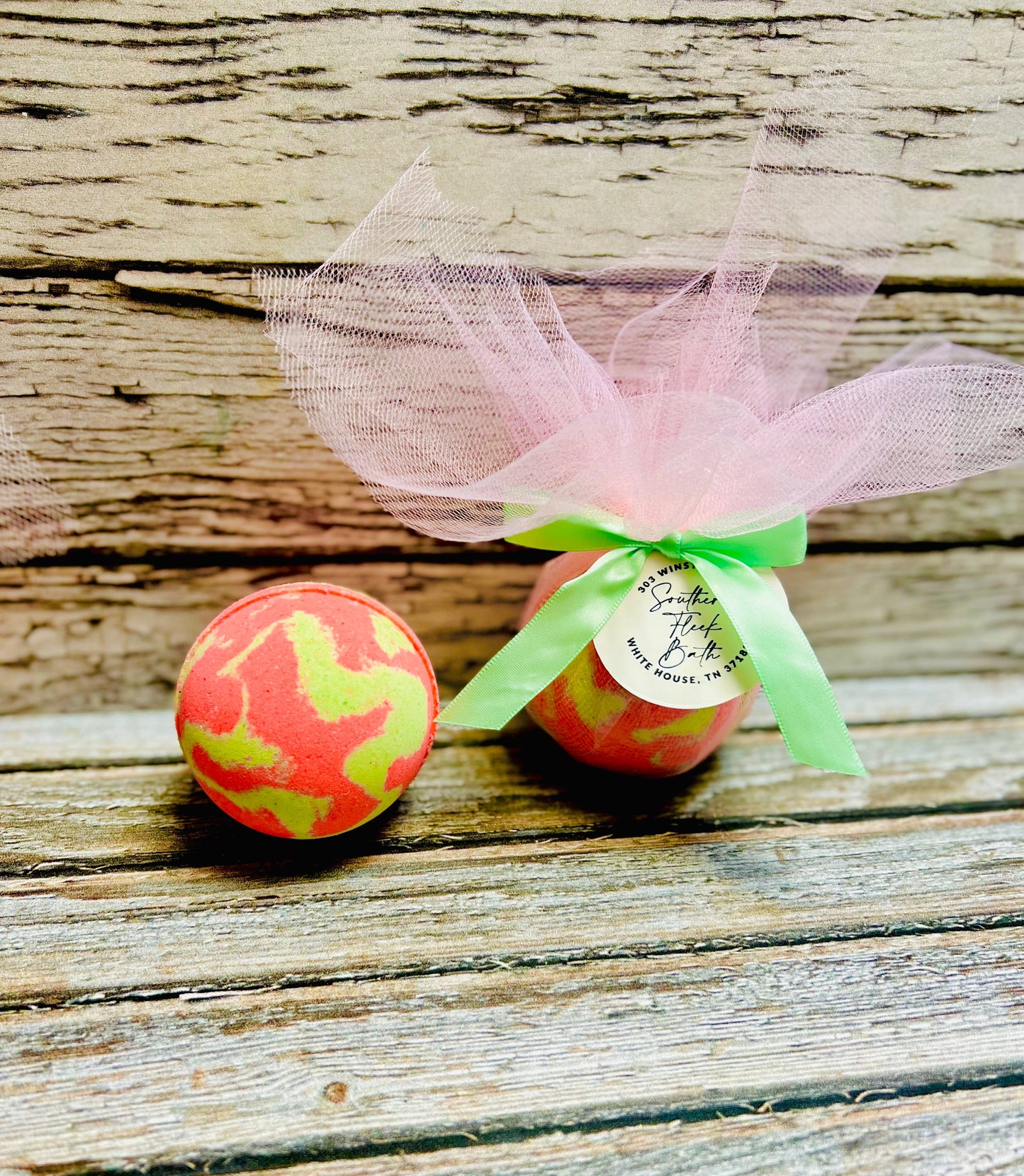 Watermelon Jolly Rancher Bath Bomb