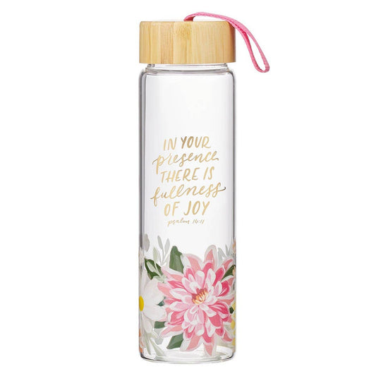 Water Bottle Glass In Your Presence Ps 16:11