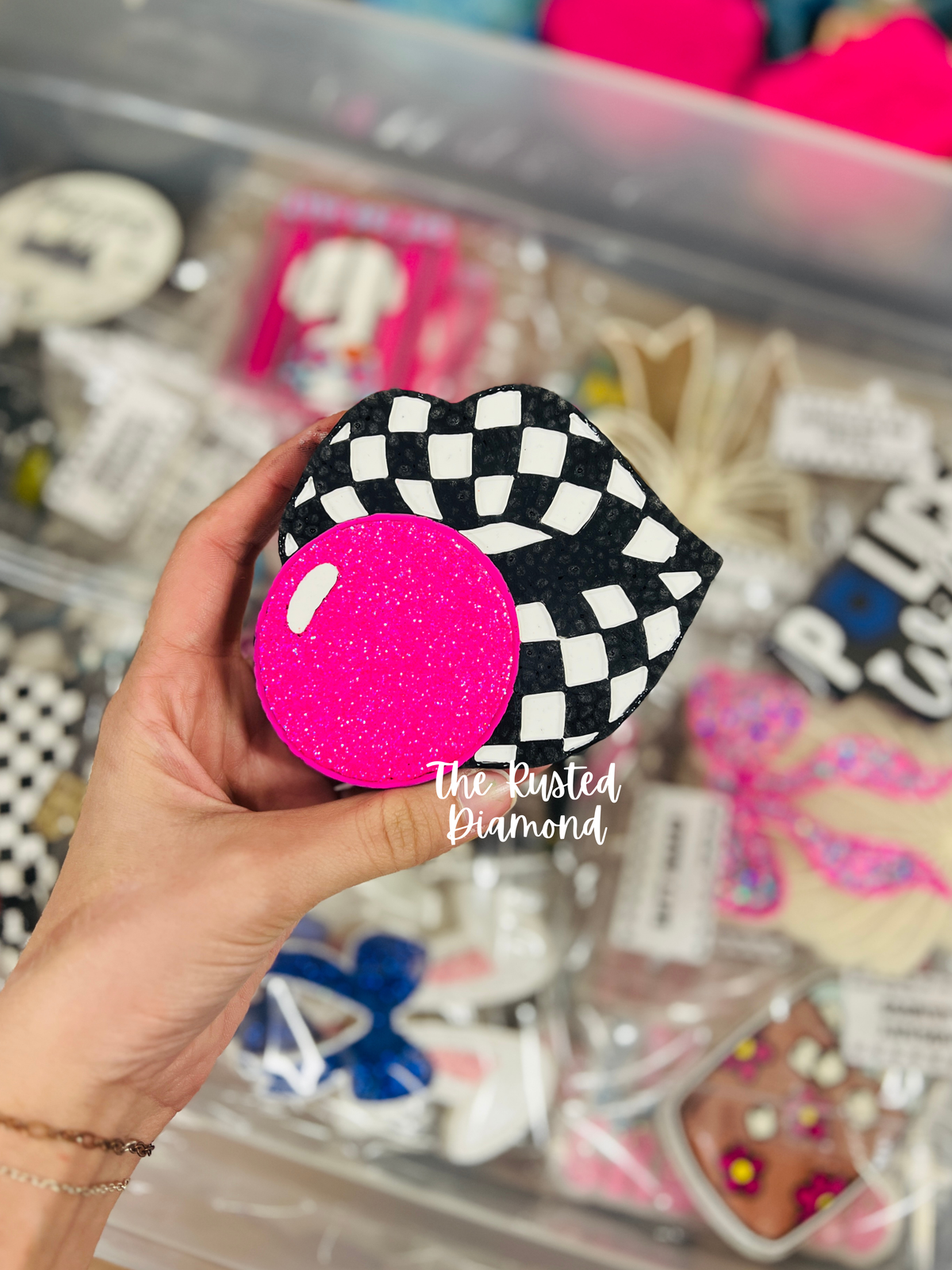 Checkered Lips Freshie