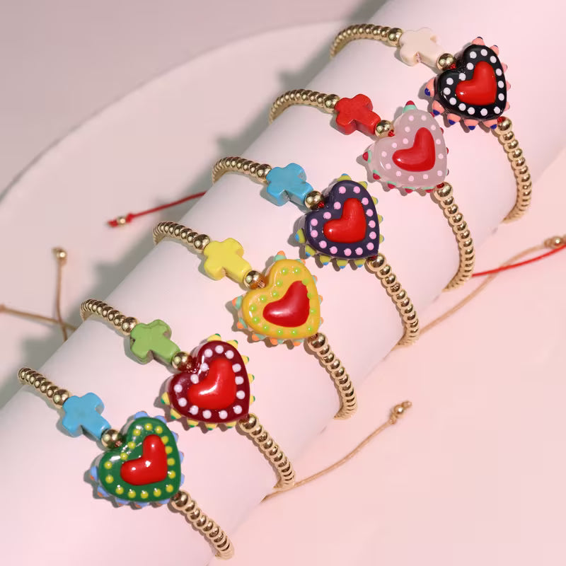 Cross/Heart Bracelet
