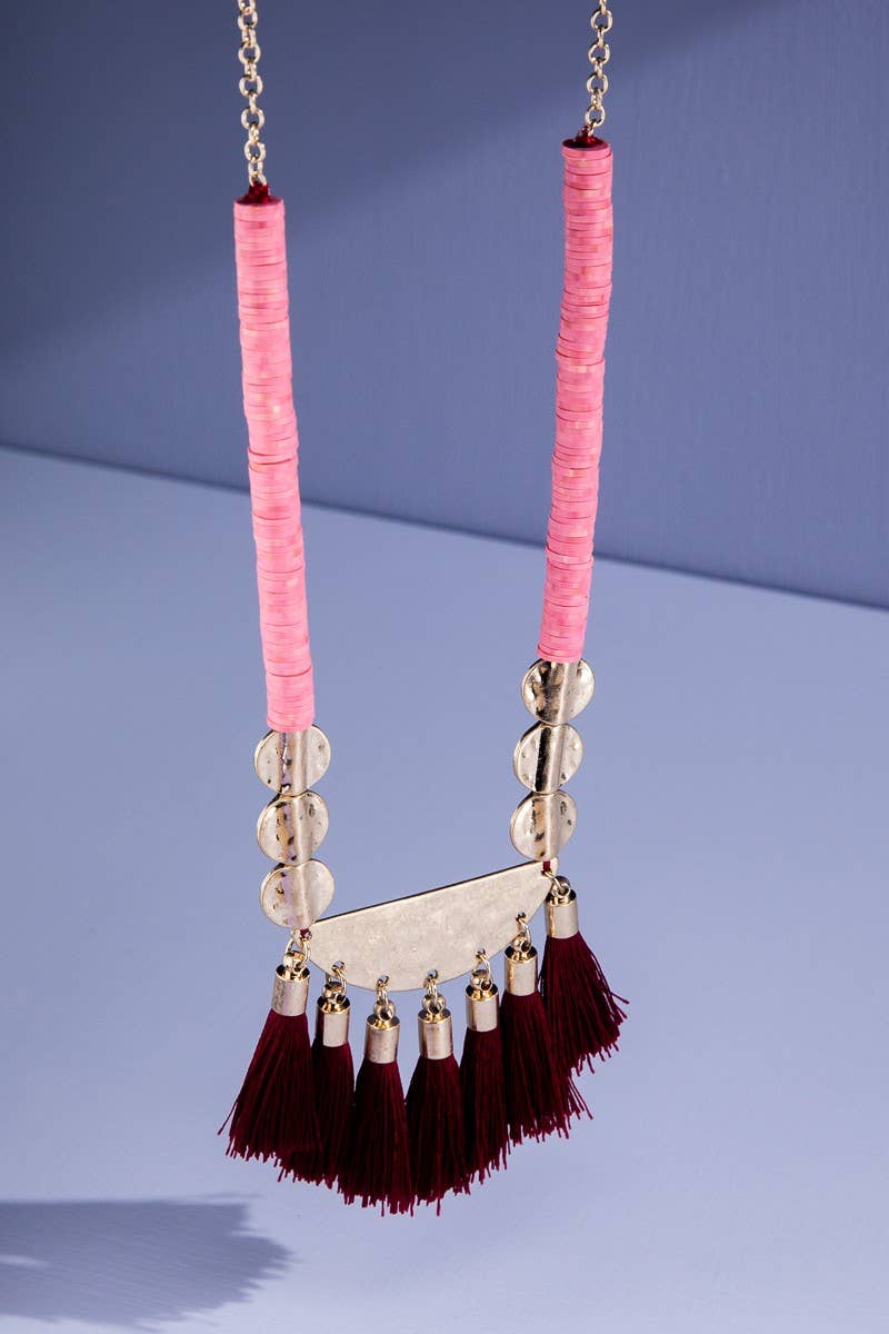 Charm Bib Necklace