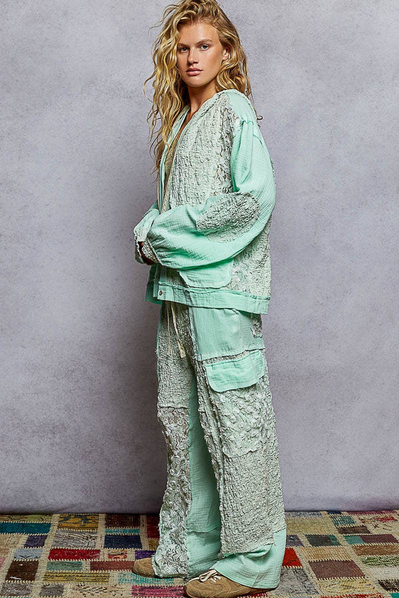Lace Hoodie Jacket