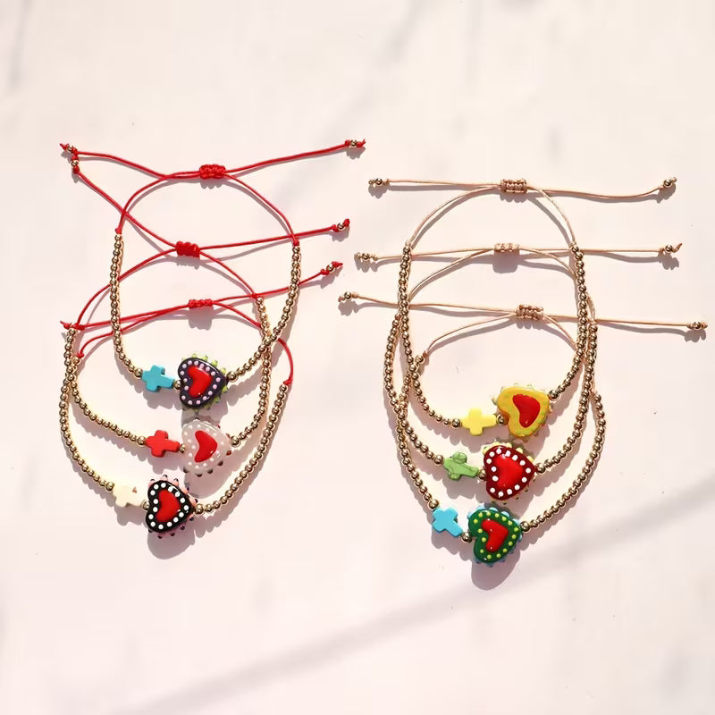 Cross/Heart Bracelet