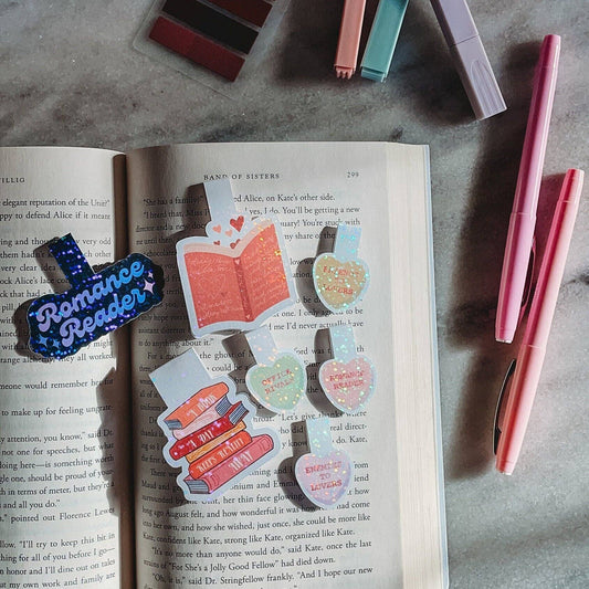 Romance Reader Magnetic Bookmarks