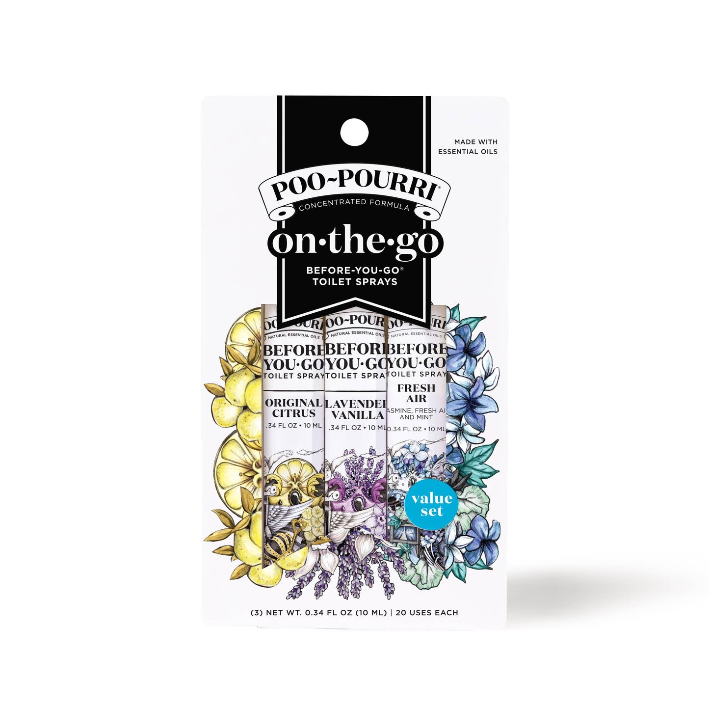 Poo~Pourri On-The-Go 3 pack 10mL