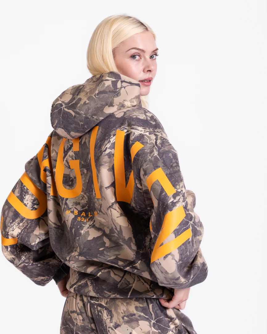 GLO-Kingdom Essential Hoodie - Dark Camo