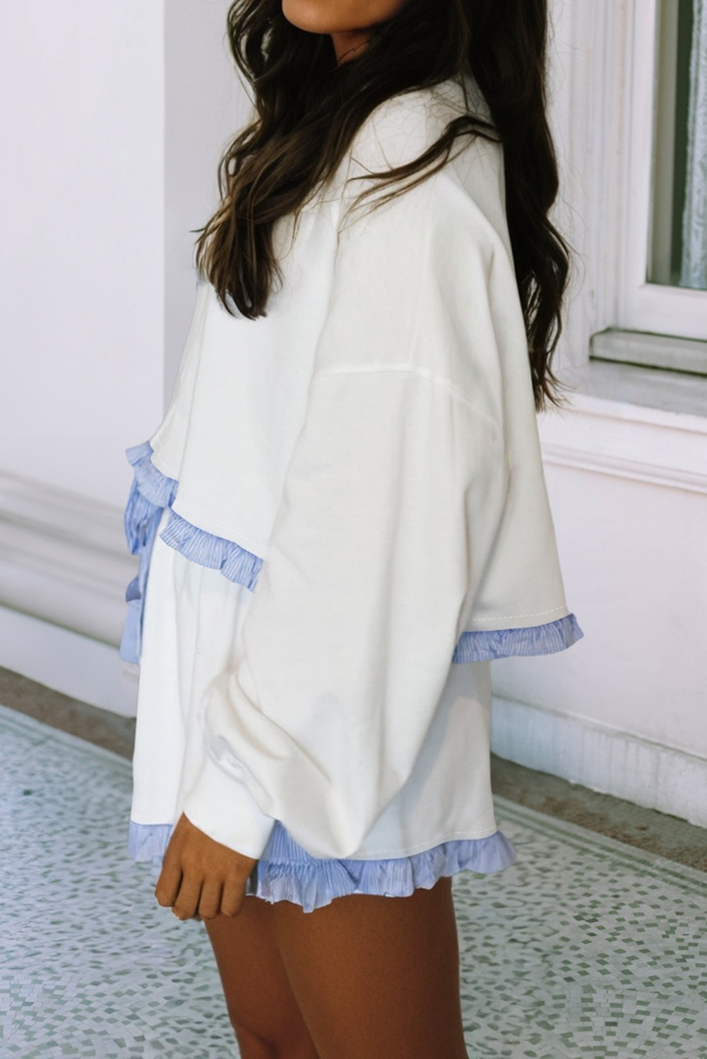 Ruffled Shorts Set