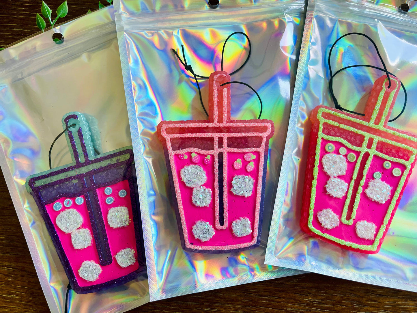 Summer Drink Car Freshie (1pc)