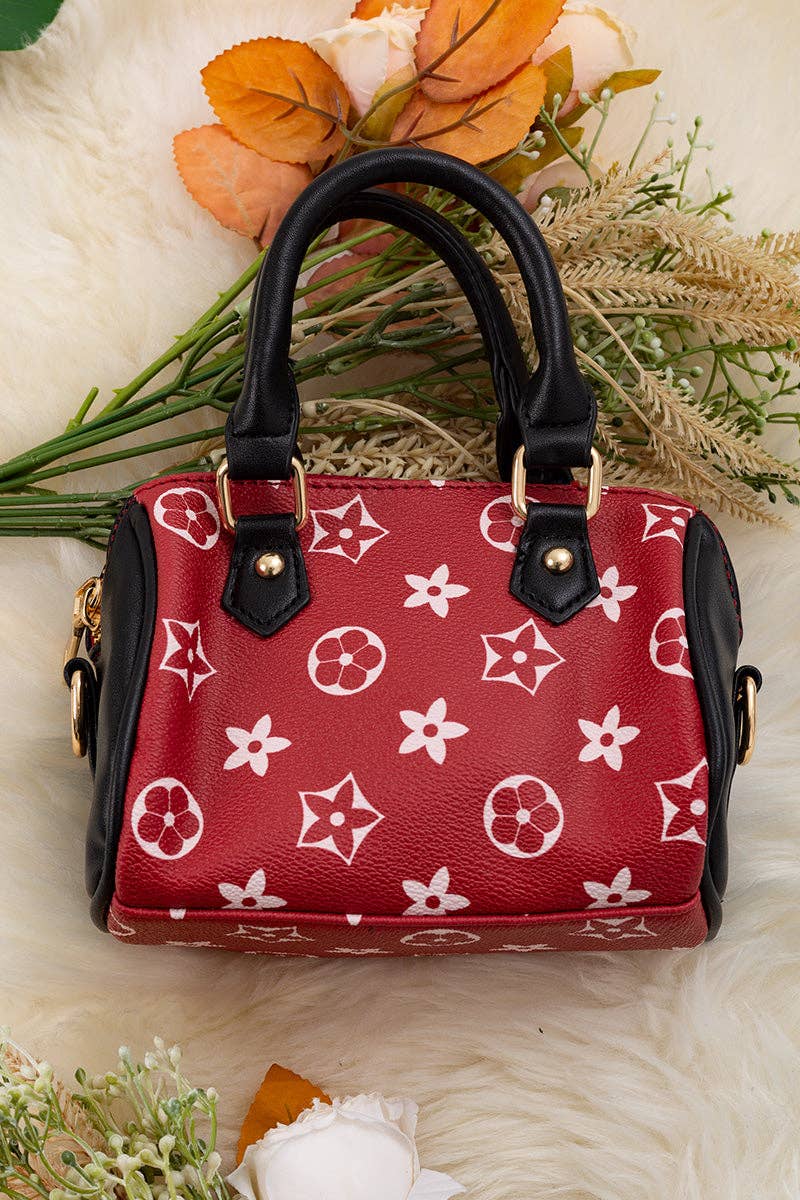 Red crossbody purse