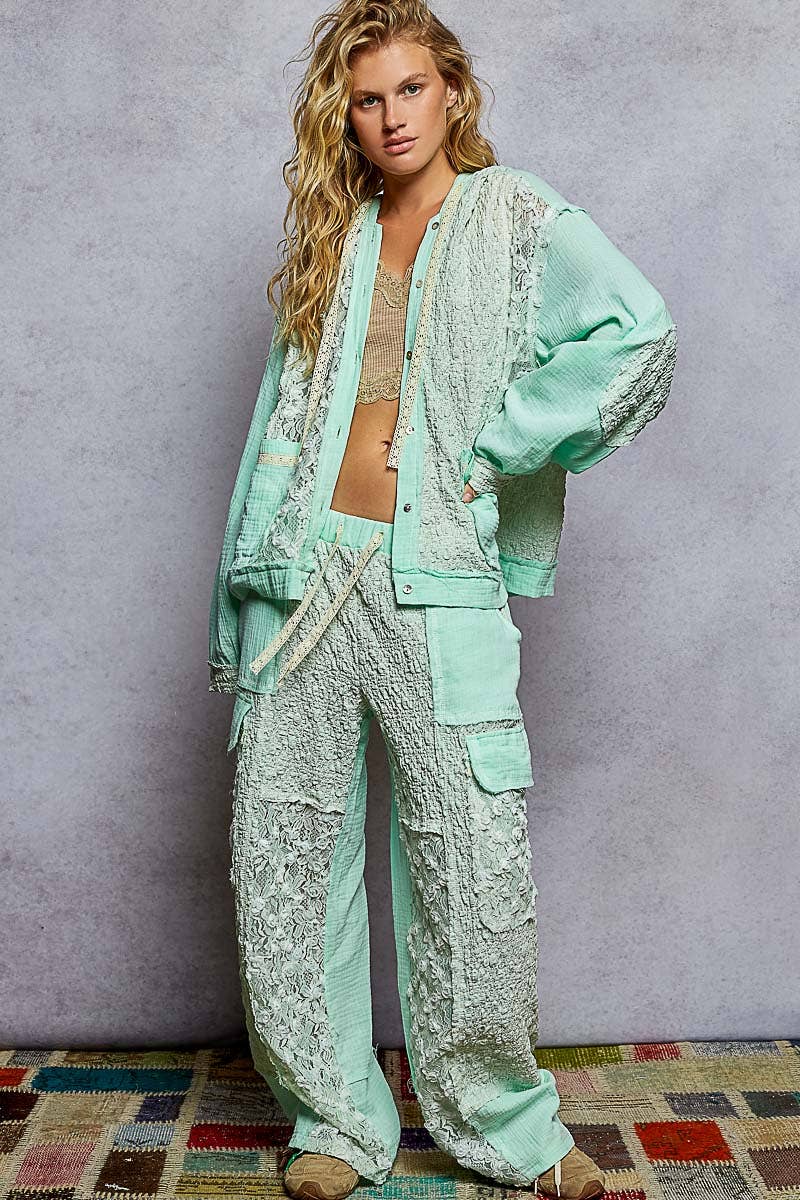 Lace Hoodie Jacket