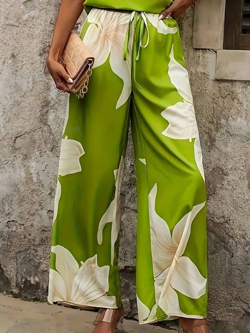 Casual Top and Pants Set
