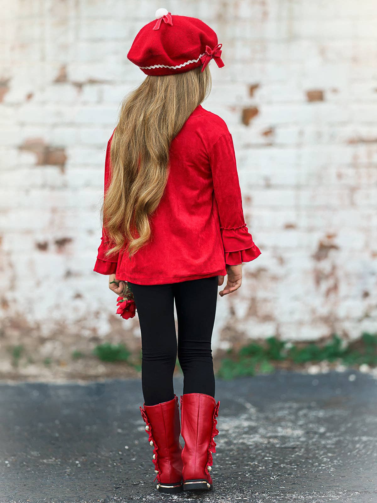 Girls Pink Leopard 3pc Set