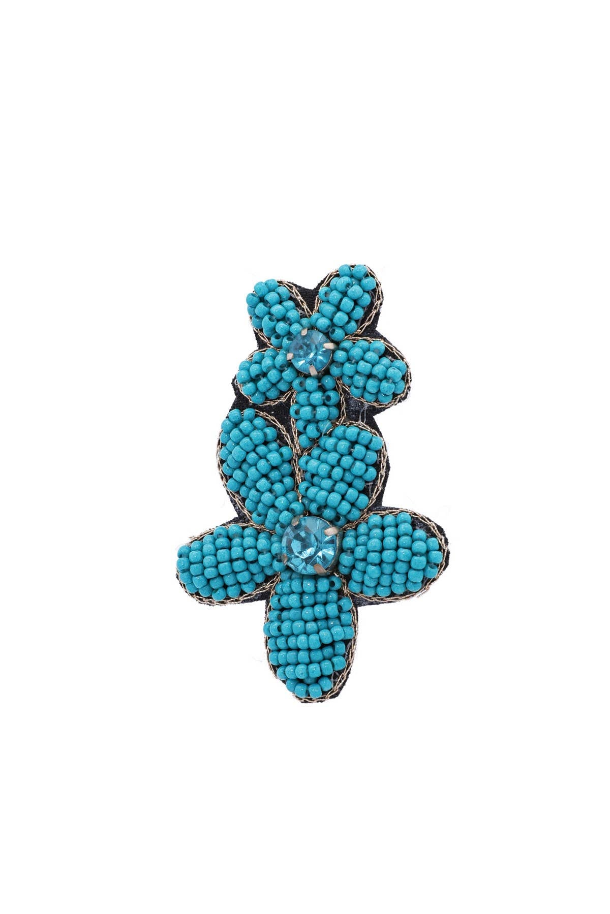 Flower Bead Drop Earrings