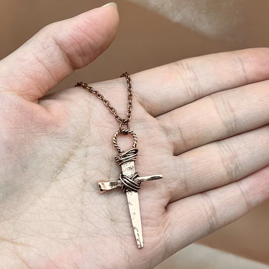 Rose Gold Cross Necklace