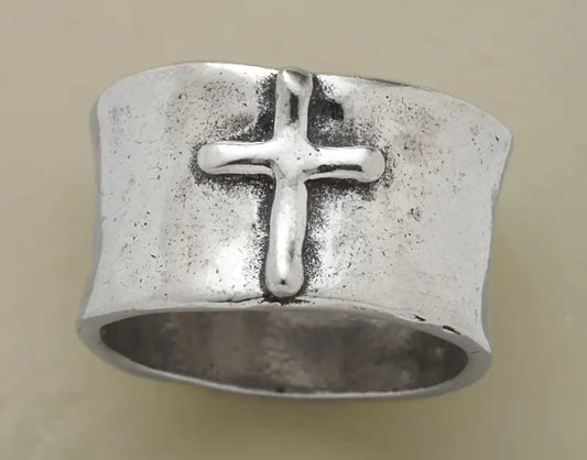 Cross Band Ring