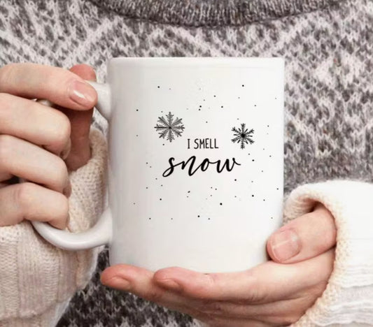 “I Smell Snow” Mug
