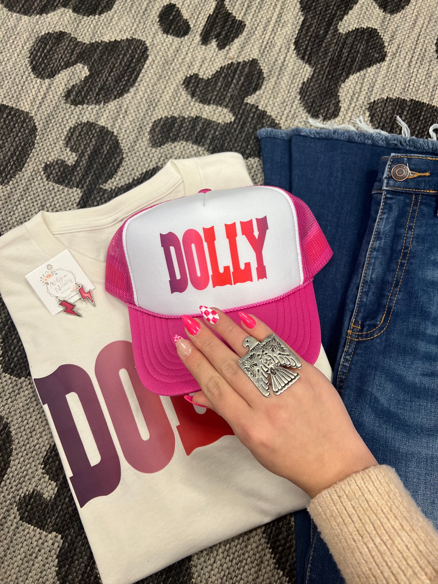 Dolly Pink Trucker Hat