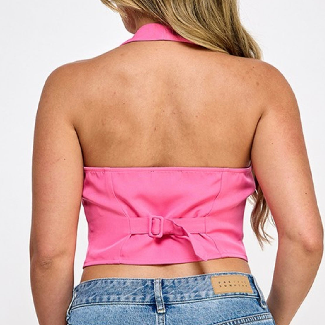 Pink Halter Top