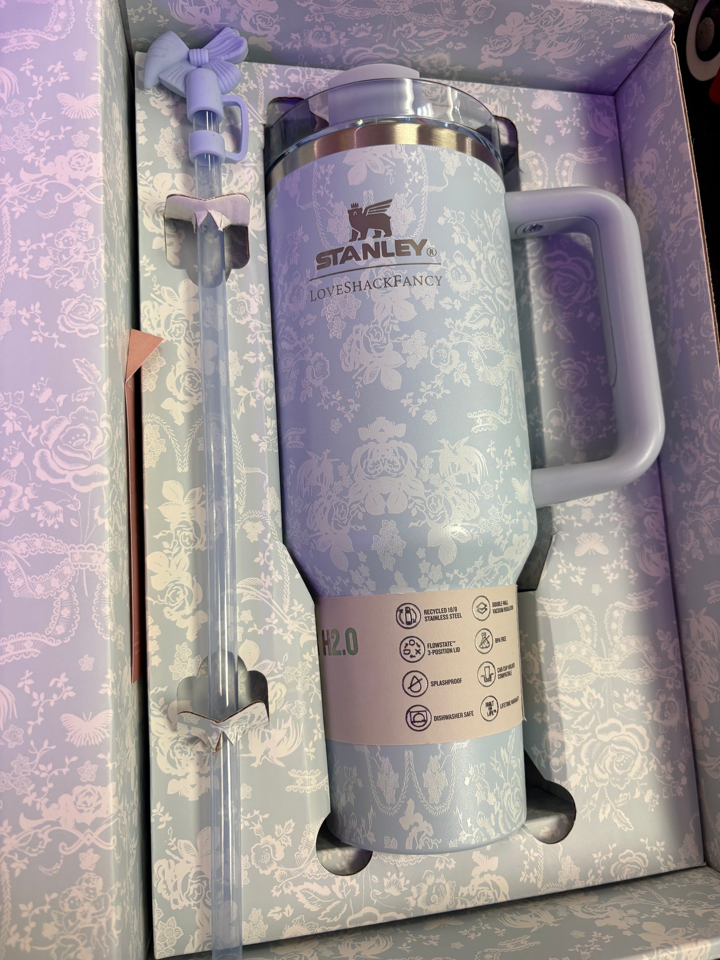 Boxed STANLEY Floral 40oz Tumbler