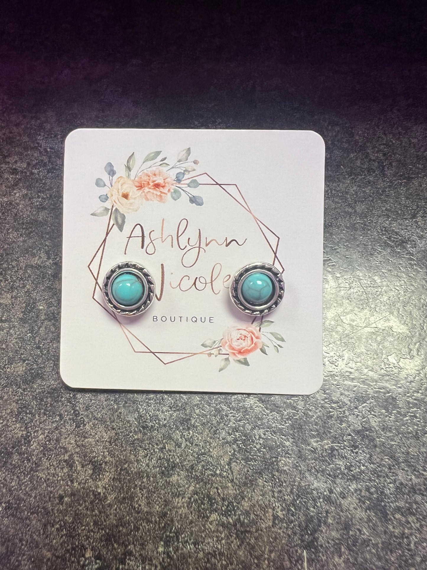 Turquoise Stud Earrings