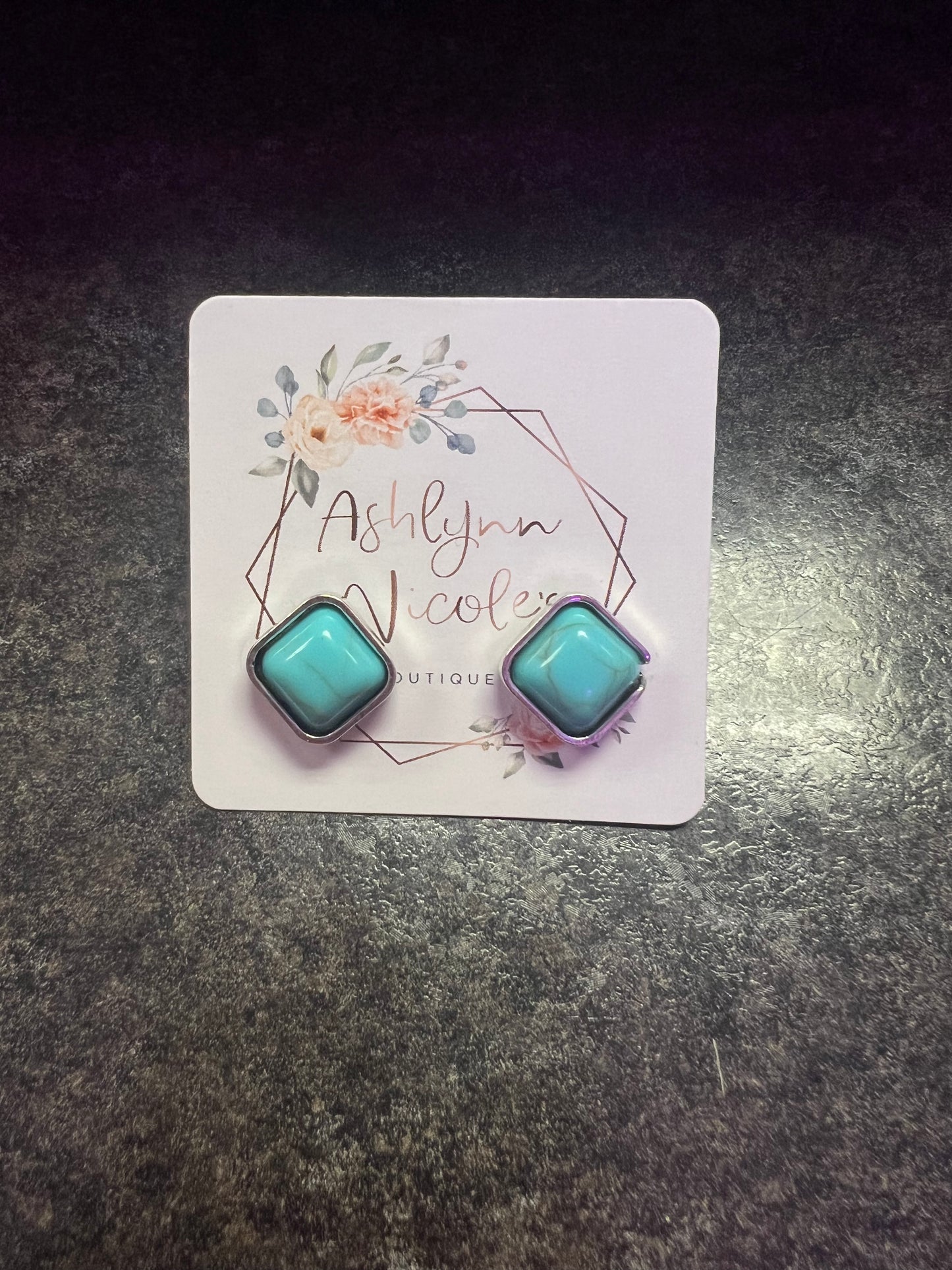 Turquoise Stud Earrings