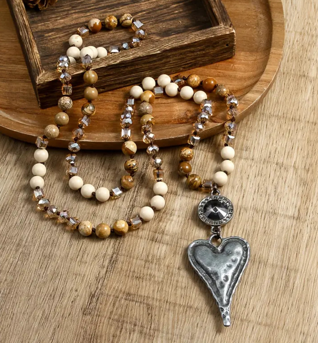 Boho Heart Necklace