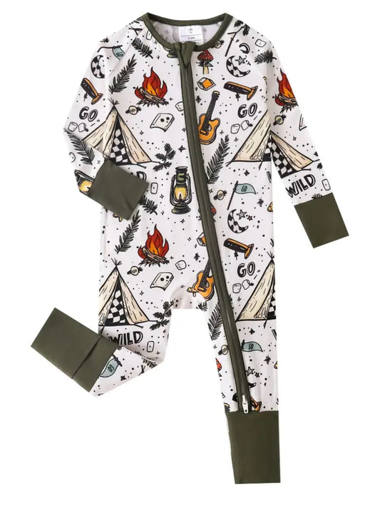 Infant Campfire Bamboo Romper