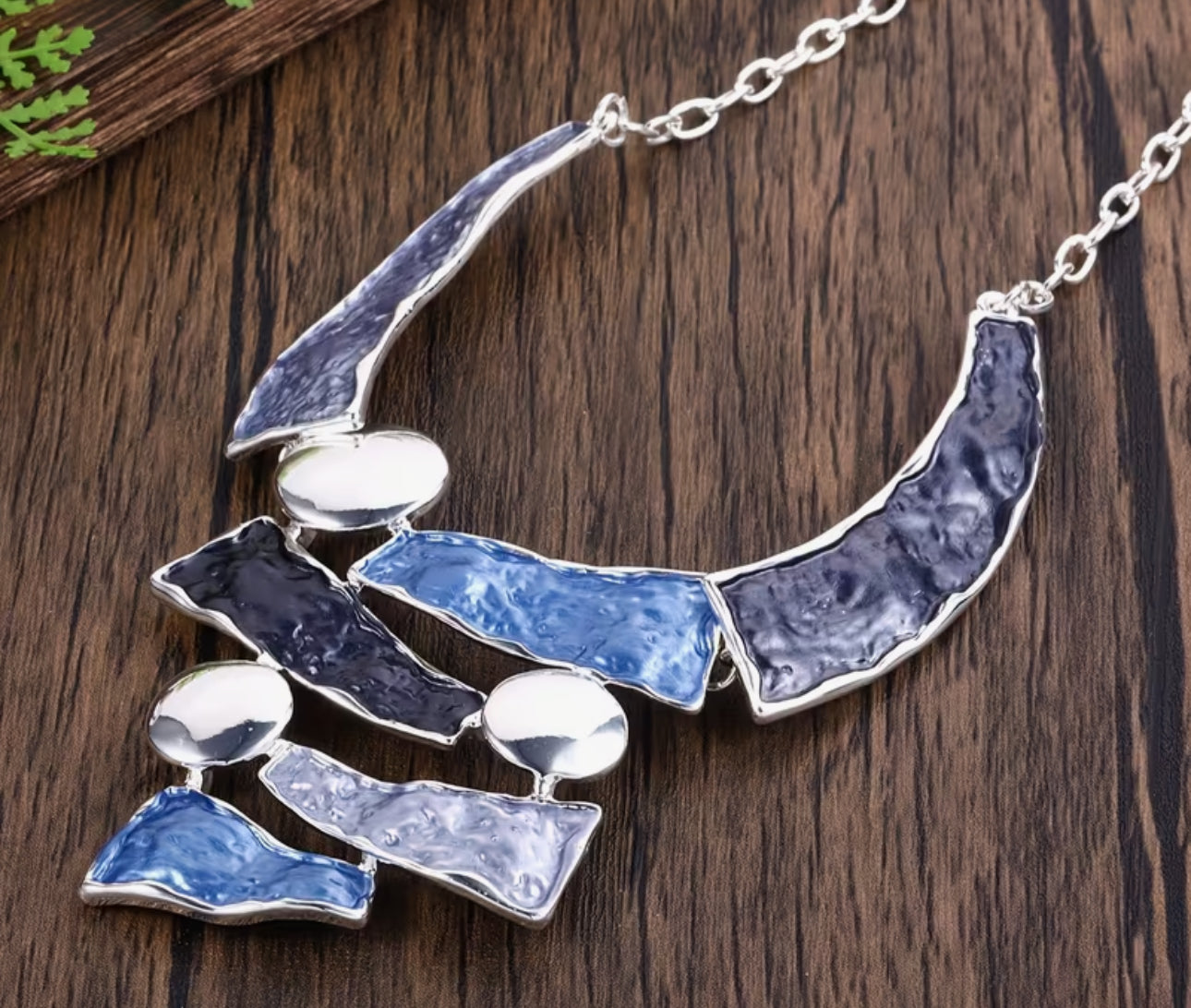Blue Zinc Alloy Set