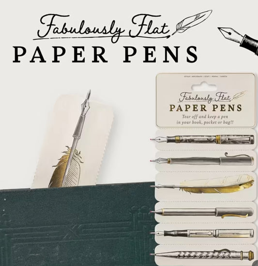 Paper Pens 6 Pc Set