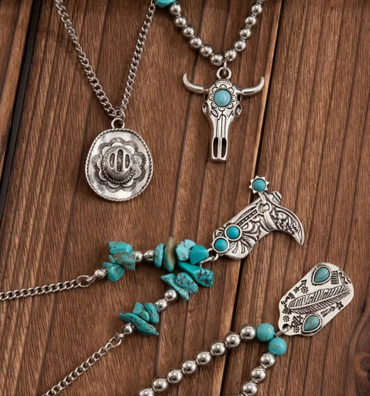 Western Necklace 5pc Set