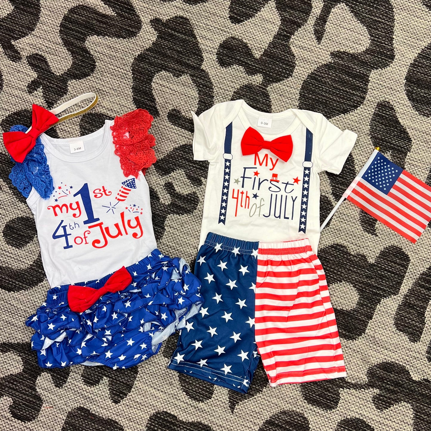 Infant Girls First 4th Outfit