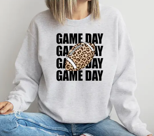 Cheetah Football Sweatshirt