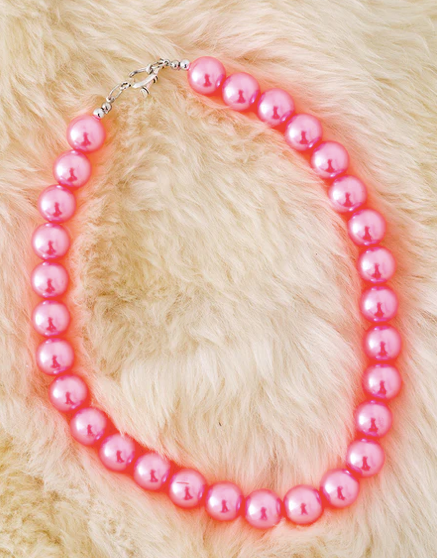 Kids Pink Bubble Necklace