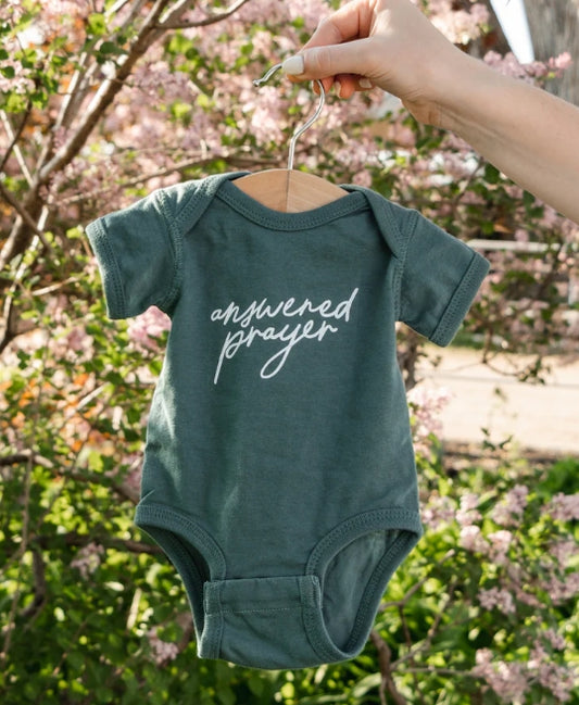 Answered Prayer Bodysuit Teal