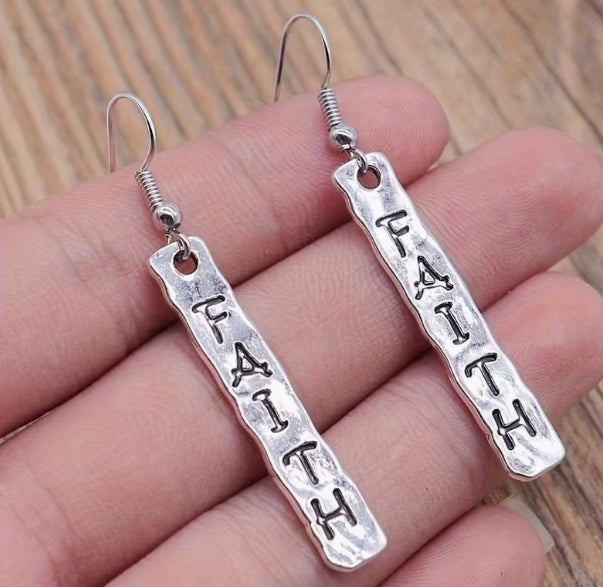 Faith Pendant Earrings