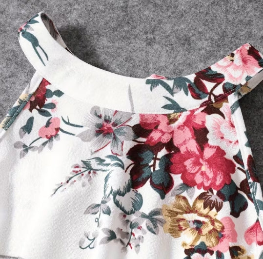 Floral Mommy & Me Jumpsuit