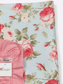 Aqua Rosy Blanket