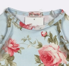 Baby Aqua Rosy Gown