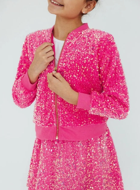 Pink Sequin Jacket