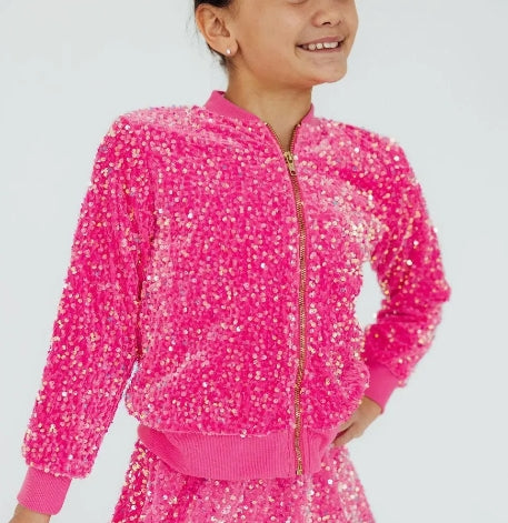Pink Sequin Jacket