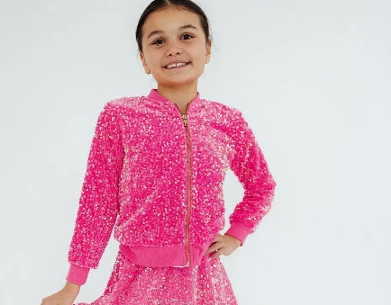 Pink Sequin Jacket