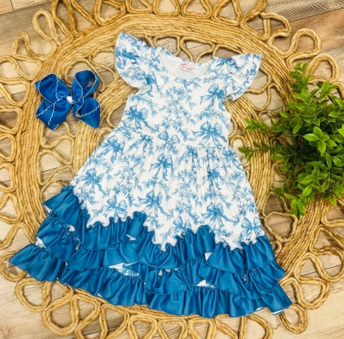 Girls Coquette Ruffle Dress