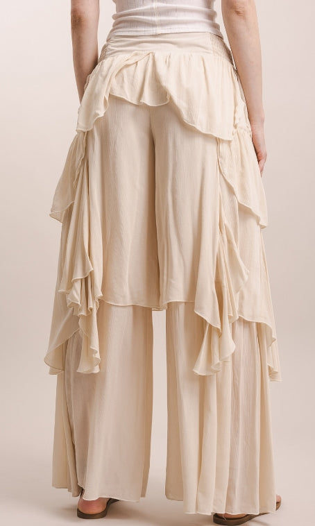 Cascading Ruffle Pants