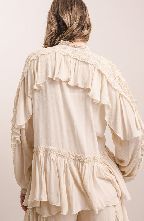 Multi Layered Ruffle Top