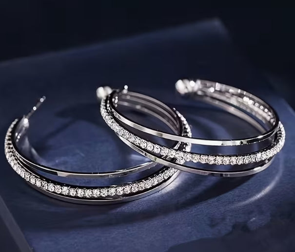 Sterling Hoop Earrings